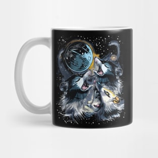 Three Opossums And Dead Moon Mug